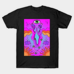 I love you as myself psychedelic art T-Shirt